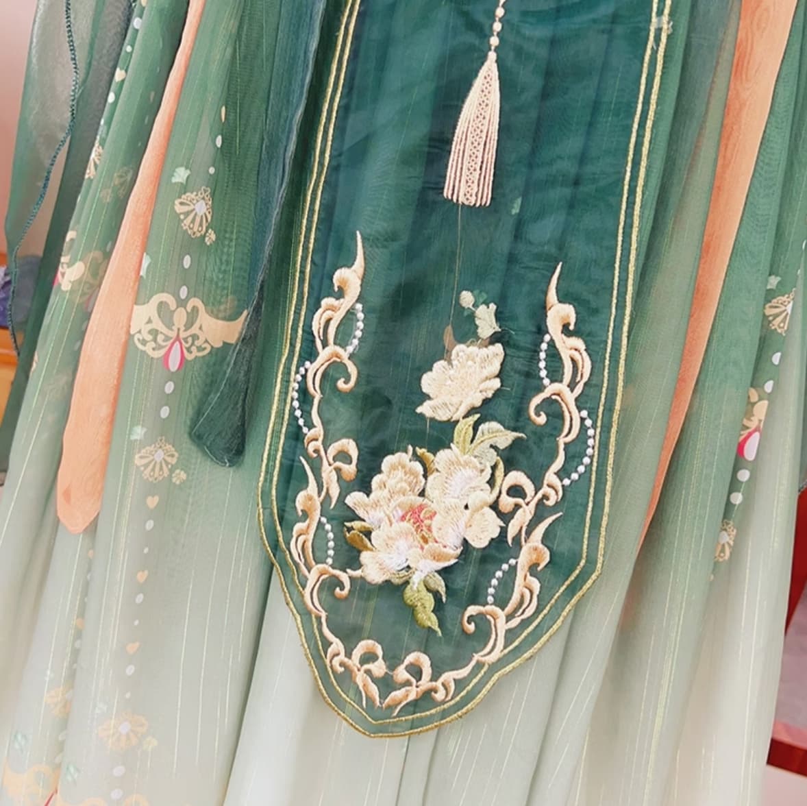 The Wizard of Oz (Dark Green) Kids Hanfu Dress thumbnail 4
