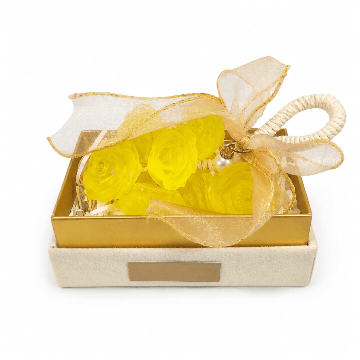 Yellow Rose Bouquet Artisan Soap alternate view