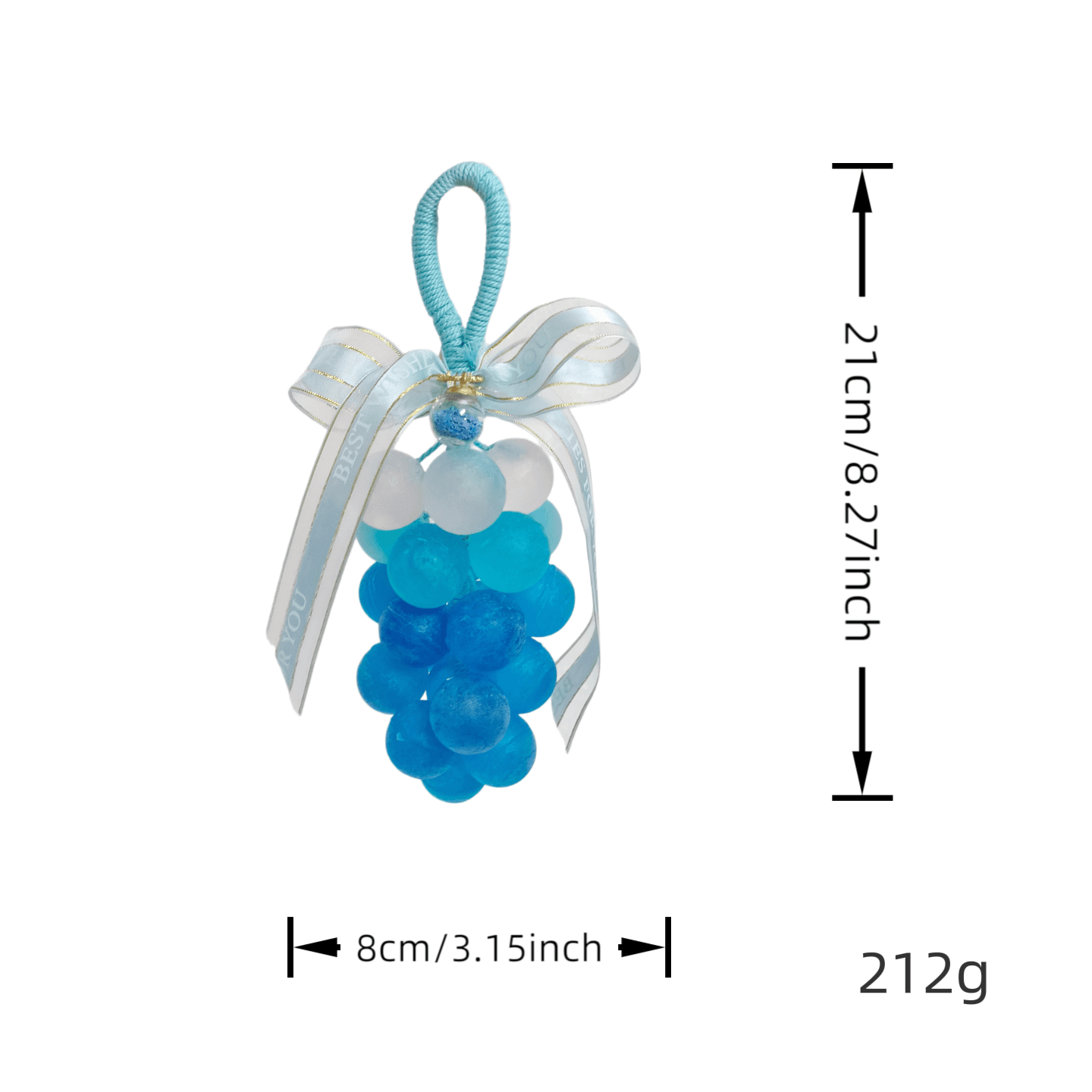 Gradient Blue Grape Cluster Artisan Soap thumbnail 4