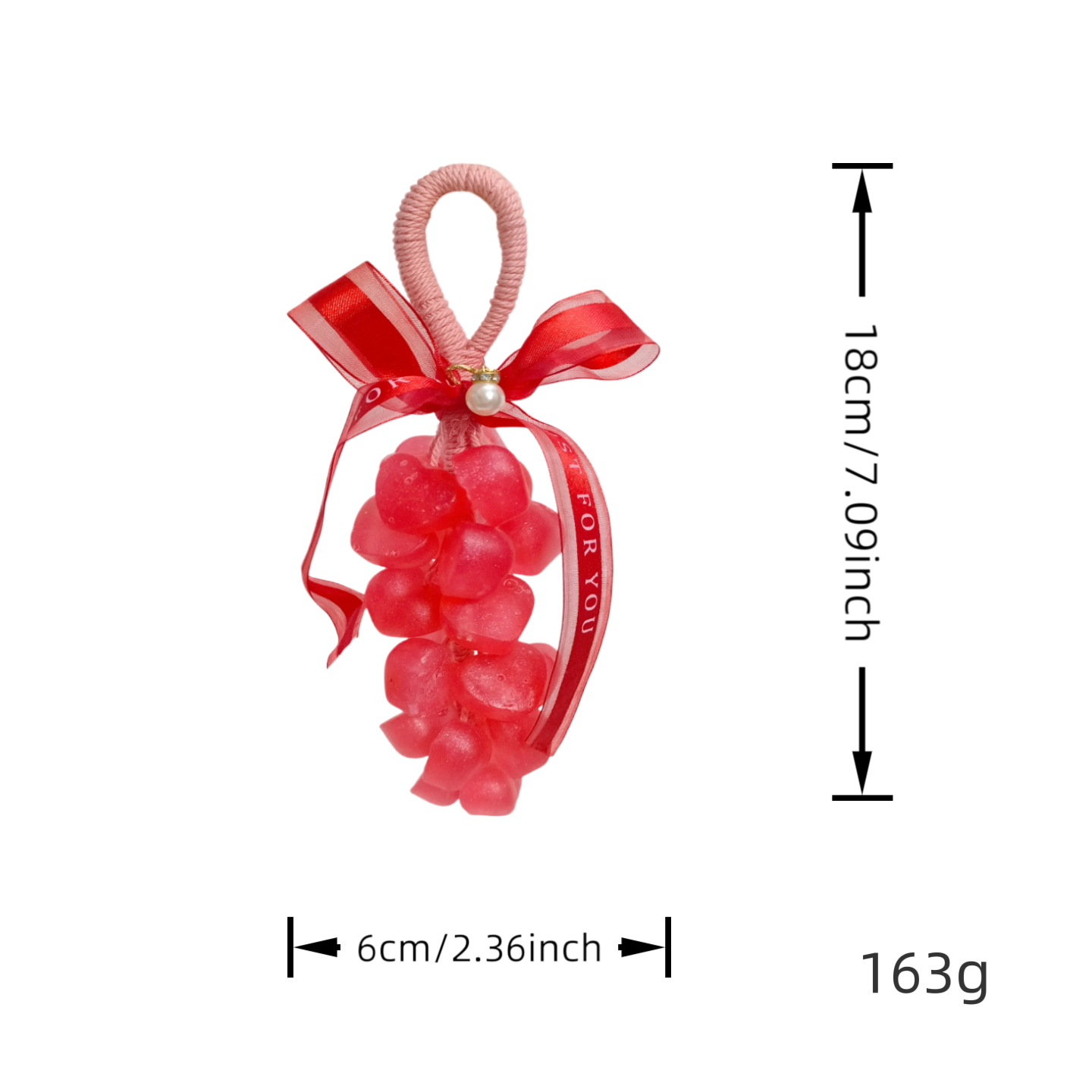 Red Heart Cluster Artisan Soap thumbnail 3