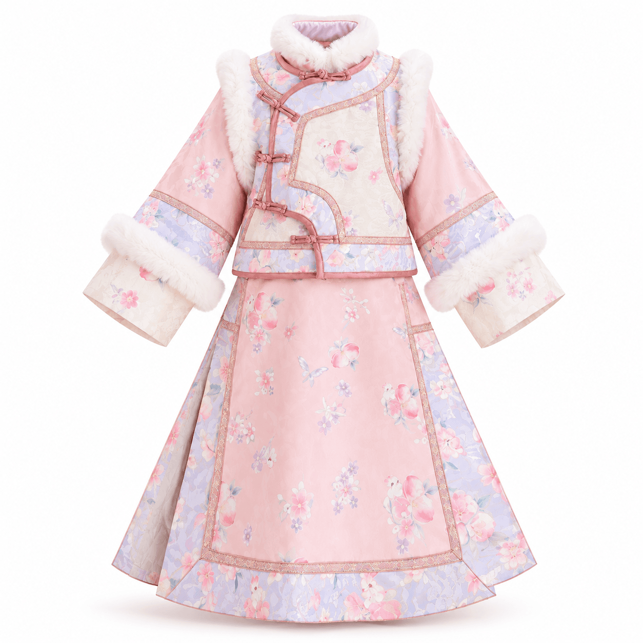 Peach GeGe Princess Hanfu Dress for Girls thumbnail 5
