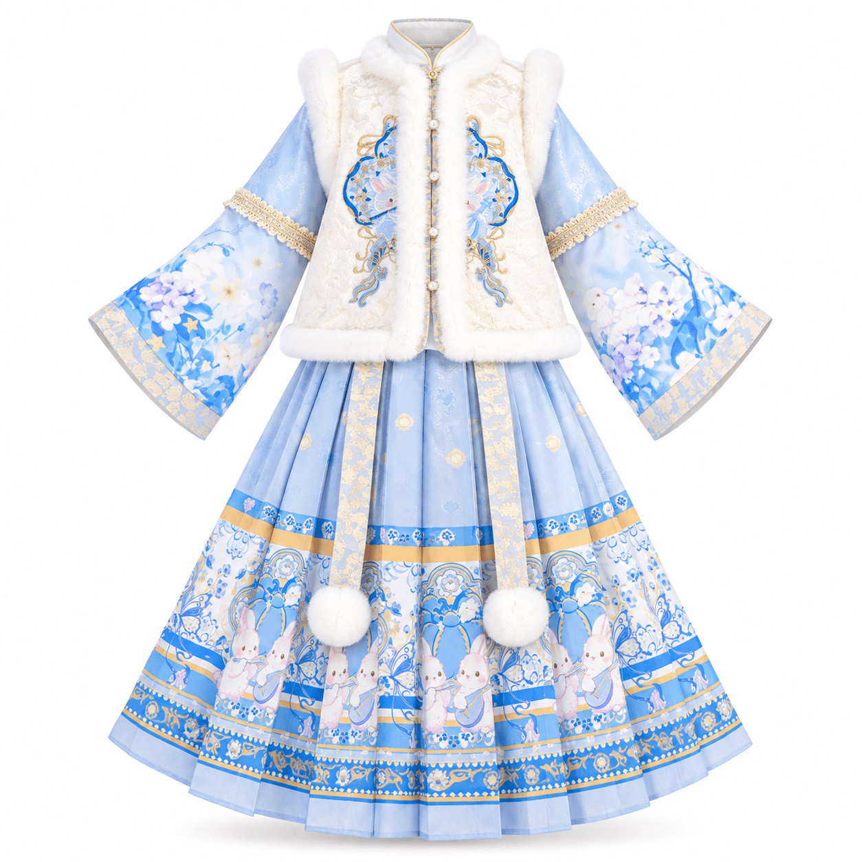 Clear Sky GeGe Princess Hanfu Dress for Girls thumbnail 5