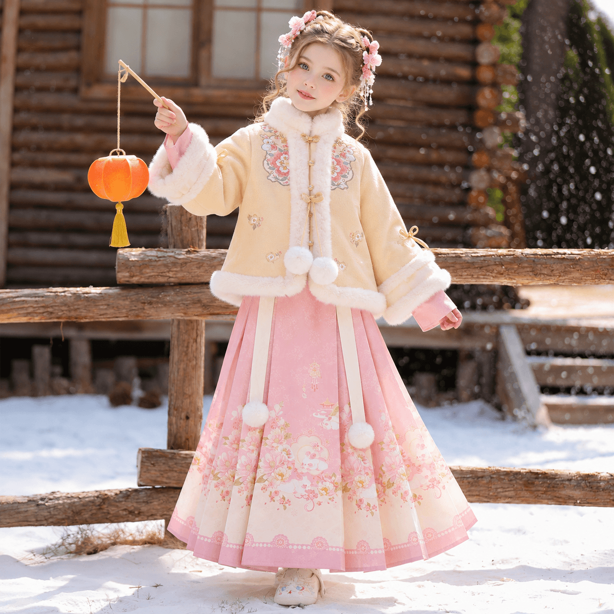 Escaping Princess Hanfu Dress for Girls thumbnail 3