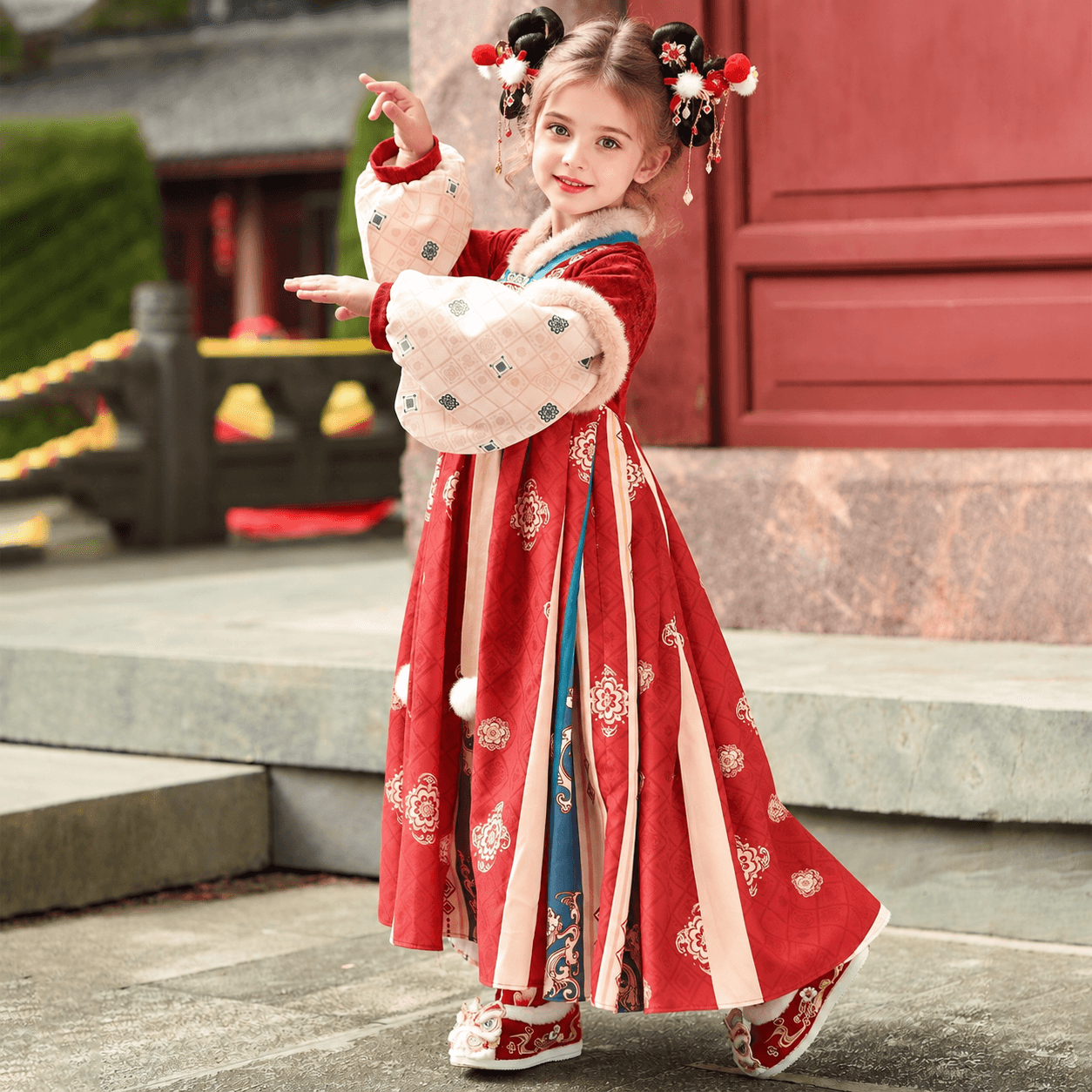 Dunhuang Princess Hanfu Dress for Girls thumbnail 3